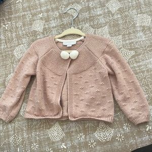 The Little White Company Pink Knit Sweater